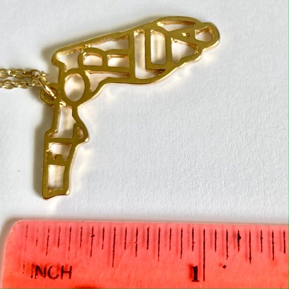 Florida State Map Flag Necklace Gold Plated 18-21" Sunshine Retirement Gift - Picture 7 of 8